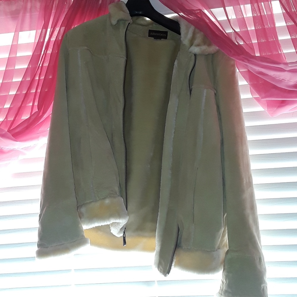 NWOT vintage suede coat